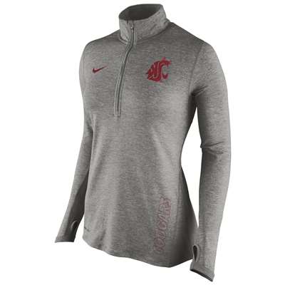 Nike Washington State Cougars Women's Half-Zip Dri-FIT Element To