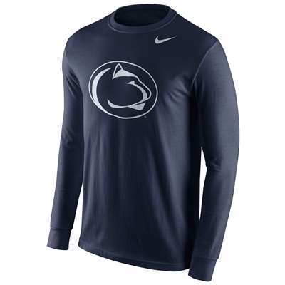 Nike Penn State Nittany Lions Cotton Long Sleeve Logo T-Shirt