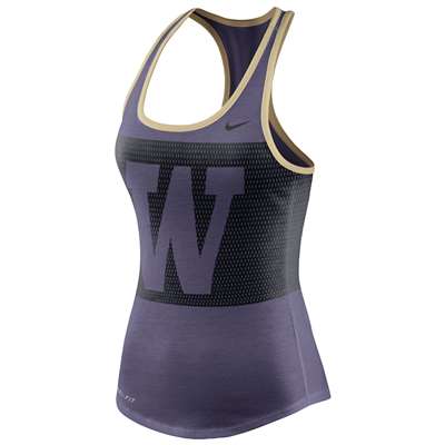 Nike Washington Huskies Women's Dri-Blend Mesh Tank Top