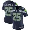 Nike Seattle Seahawks Women's Richard Sherman Game Jersey - Navy #25