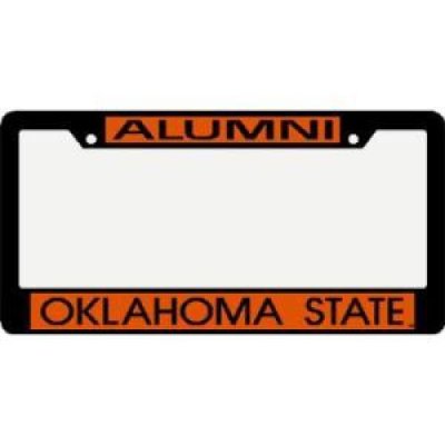 Oklahoma State Metal Alumni Inlaid Acrylic License Plate Frame
