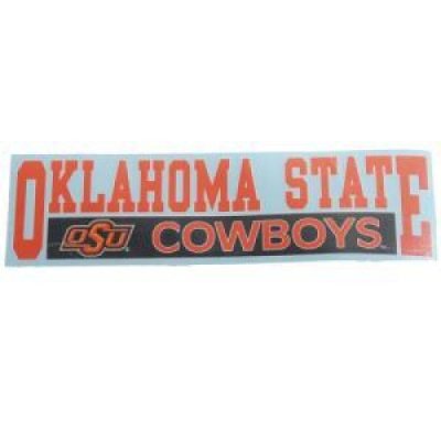 Oklahoma State 3"x10" Transfer Decal - Color