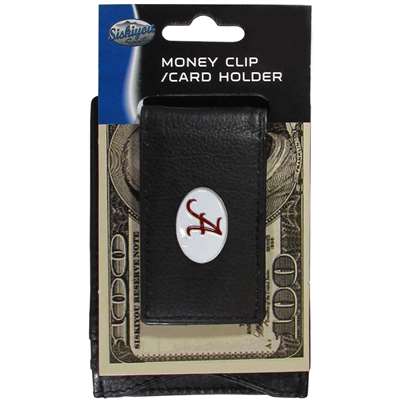 Alabama Crimson Tide Leather Card Holder Money Clip