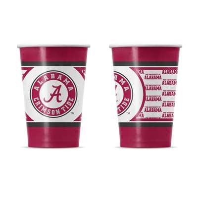 Alabama Crimson Tide Disposable Paper Cups - 20 Pack