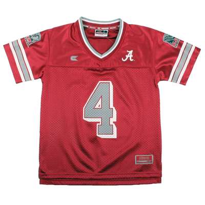Alabama Crimson Tide Kid's Football Jersey By Colosseum - #4