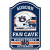 Auburn Tigers Fan Cave Wood Sign