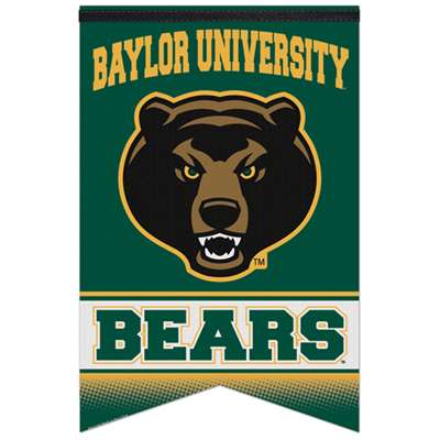 Baylor Bears Premium Felt Banner - 17" X 26"