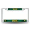 Baylor Bears White Plastic License Plate Frame