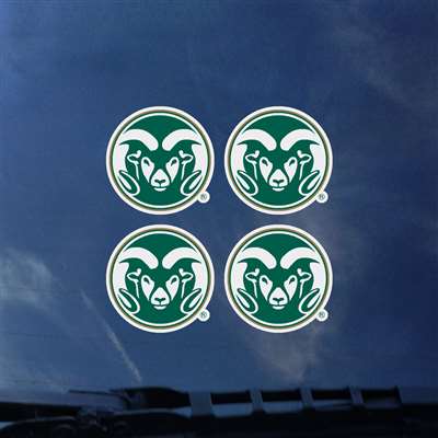 Colorado State Rams Transfer Decals - Set of 4