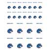 Boise State Broncos Small Sticker Sheet - 2 Sheets