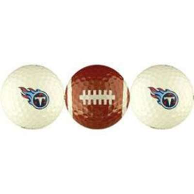 Tennessee Titans - 3 Golf Balls