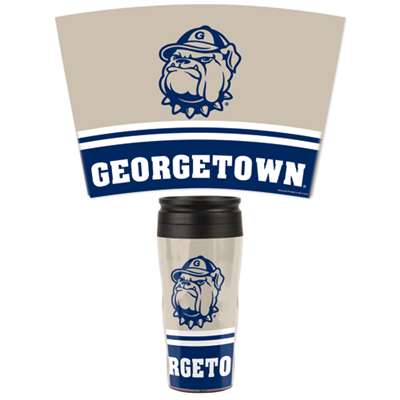 Georgetown Hoyas 16oz Plastic Travel Mug