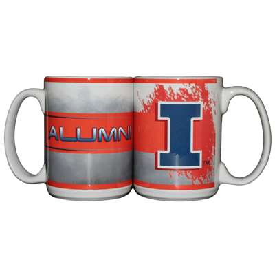 Illinois Fighting Illini 15oz Ceramic Mug - Alumni