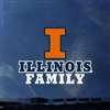 Illinois Fighting Illini Transfer Decal - Family