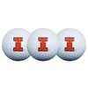 Illinois Fighting Illini Team Effort Golf Balls 3 Pack