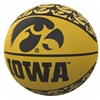 Iowa Hawkeyes Mini Rubber Repeating Basketball