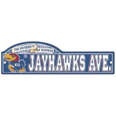 Kansas Jayhawks Street/zone Signs