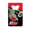 Louisville Cardinals Steel Credit Card Bottle Opener