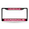 Louisville Cardinals Inlaid Acrylic Black License Plate Frame