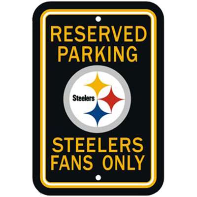 Pittsburgh Steelers Plastic Parking Sign