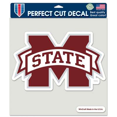 Mississippi State Bulldogs Full Color Die Cut Decal - 8" X 8"