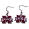 Mississippi State Bulldogs Dangler Earrings