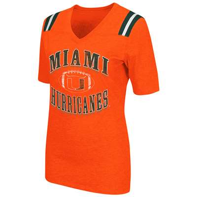 Miami Hurricanes Women's Artistic T-Shirt