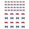 Mississippi Ole Miss Rebels Small Sticker Sheet - 2 Sheets