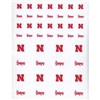 Nebraska Cornhuskers Small Sticker Sheet - 2 Sheets
