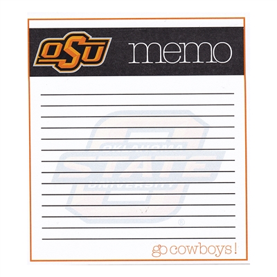Oklahoma State Cowboys Memo Note Pad - 2 Pads