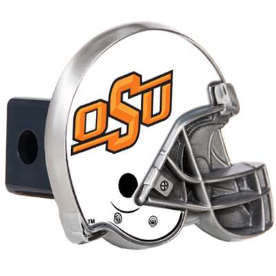 Oklahoma State Cowboys Trailer Hitch Receiver Cover - Helmet
