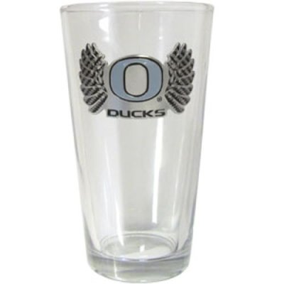 Oregon Ducks Pint Beer Glass - Wings Logo