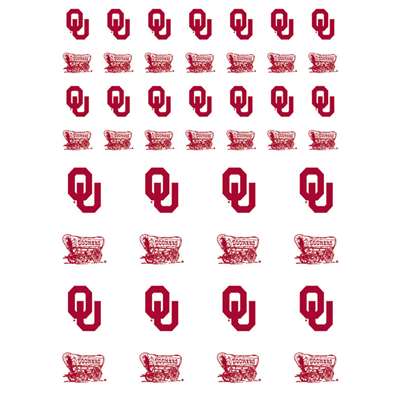 Oklahoma Sooners Small Sticker Sheet - 2 Sheets