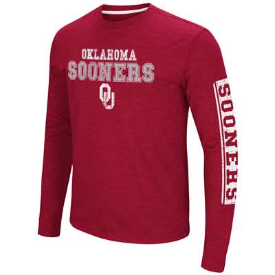 Oklahoma Sooners Colosseum Sky Box L/S T-Shirt - Straight Print