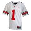 Nike Ohio State Buckeyes Youth Football Jersey - #1 White