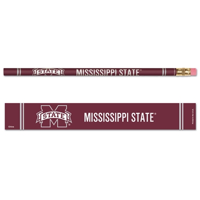 Mississippi State Bulldogs Pencil 6-pack