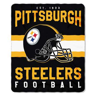 Pittsburgh Steelers Singular Fleece Throw Blanket