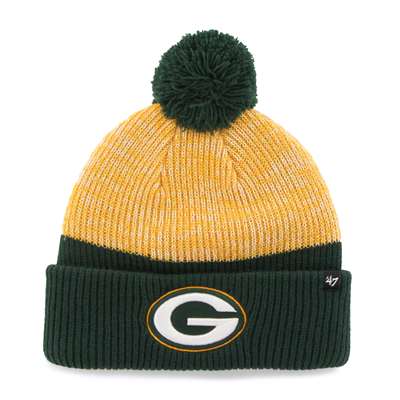 Green Bay Packers '47 Brand NFL Backdrop Cuff Knit Beanie