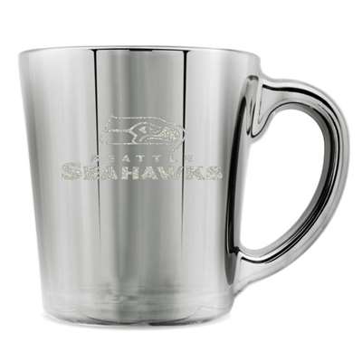 Seattle Seahawks Glacier Glass 14 oz Mug