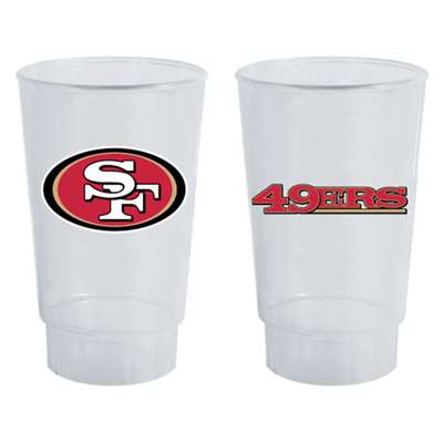 San Francisco 49ers Plastic Tailgate Cups - Set of 4