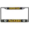 Green Bay Packers Metal License Plate Frame - Carbon Fiber