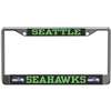 Seattle Seahawks Metal License Plate Frame - Carbon Fiber