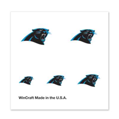 Carolina Panthers Fingernail Tattoos - 4 Pack