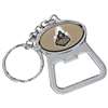 Purdue Boilermakers Metal Key Chain And Bottle Opener W/domed Insert