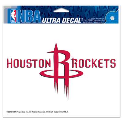 Houston Rockets Ultra decals 5" x 6"