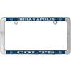 Indianapolis Colts Thin Metal License Plate Frame