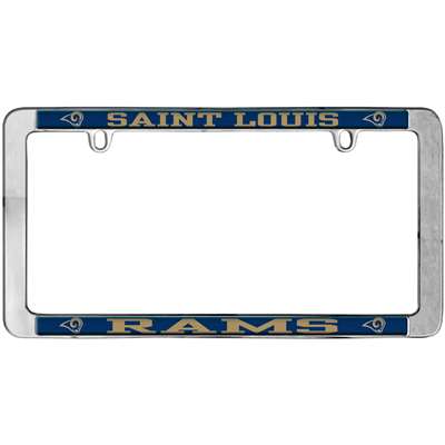 St. Louis Rams Thin Metal License Plate Frame