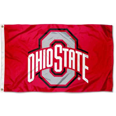 Ohio State Buckeyes 3' x 5' Flag - Red
