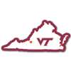 Virginia Tech Hokies Home State Decal