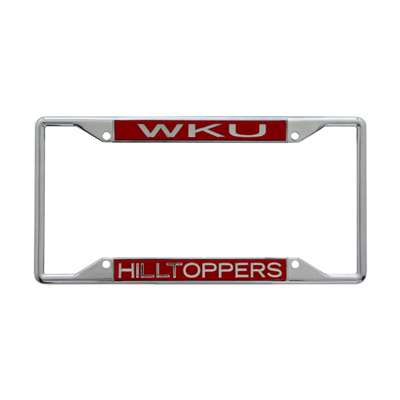 Western Kentucky Hilltoppers Metal Inlaid Acrylic License Plate Frame